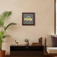 Vastu 7 Horses on Raw Pyrite Frame