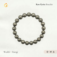 Wealth Catalyst Raw Pyrite Bracelet