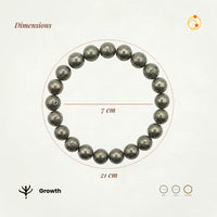 Wealth Catalyst Raw Pyrite Bracelet