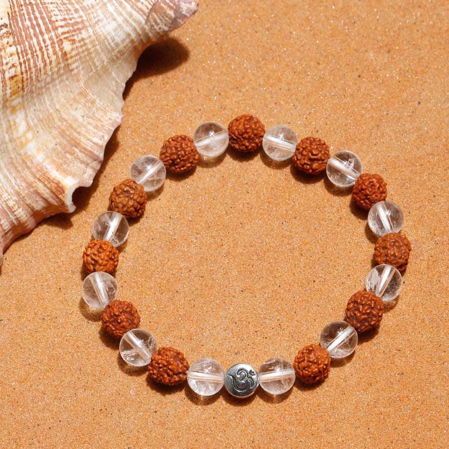 Sacred Clarity Rudraksha Bracelet