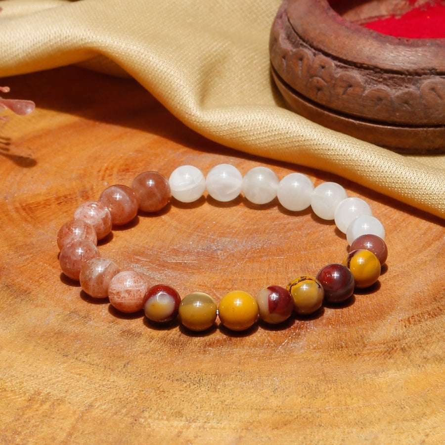 Earth Moon Sun Balance bracelet
