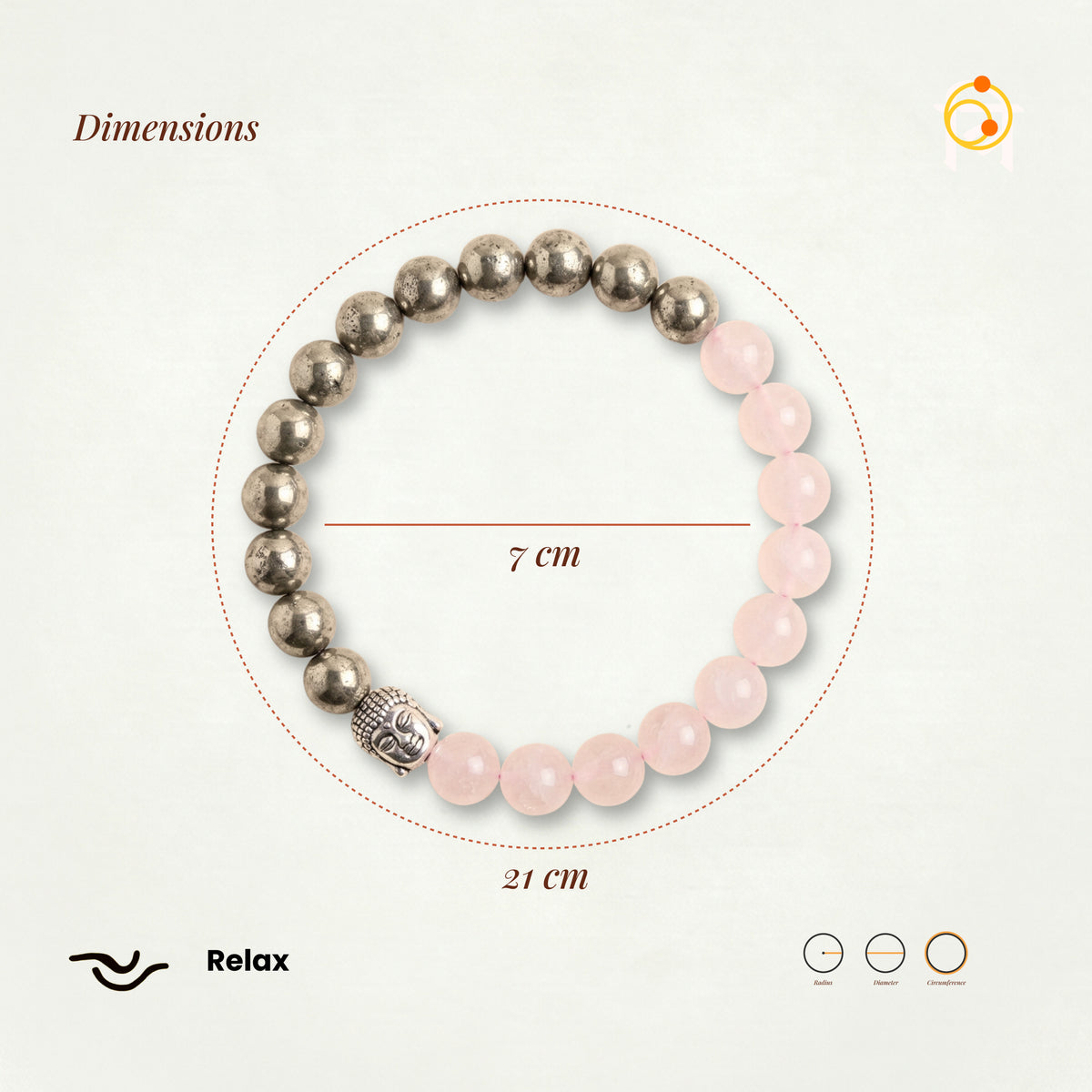Rose Quartz Love & Pyrite Bracelet