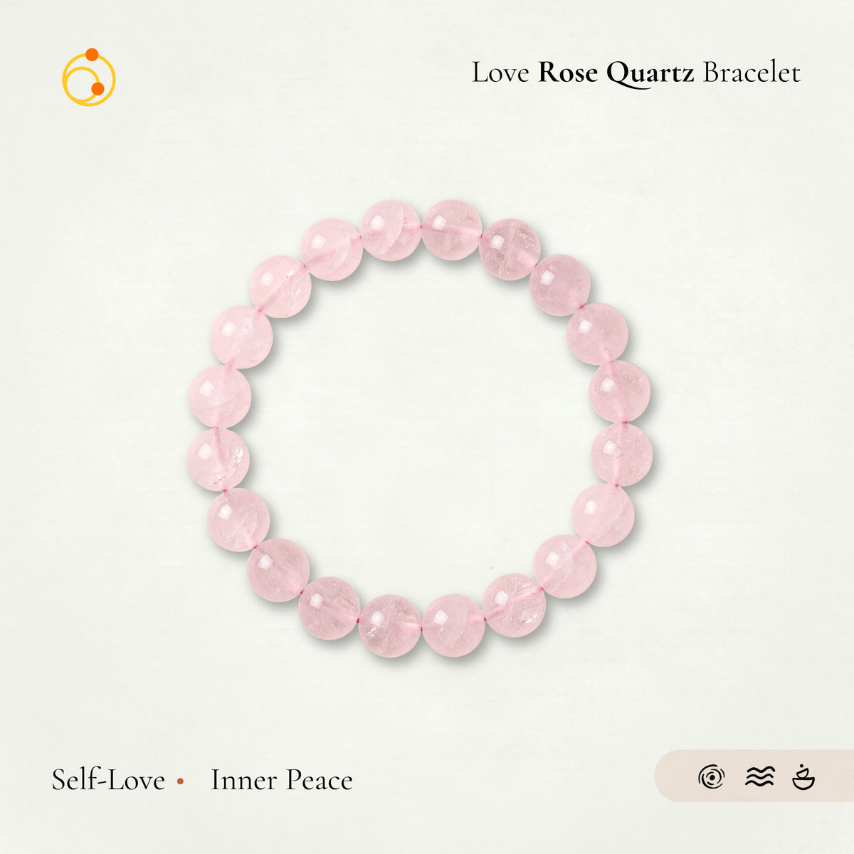 Love's Embrace Rose Quartz Bracelet