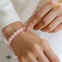 Love's Embrace Rose Quartz Bracelet