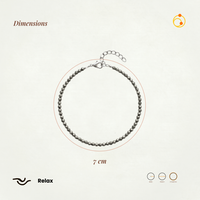 Raw Pyrite Anklet