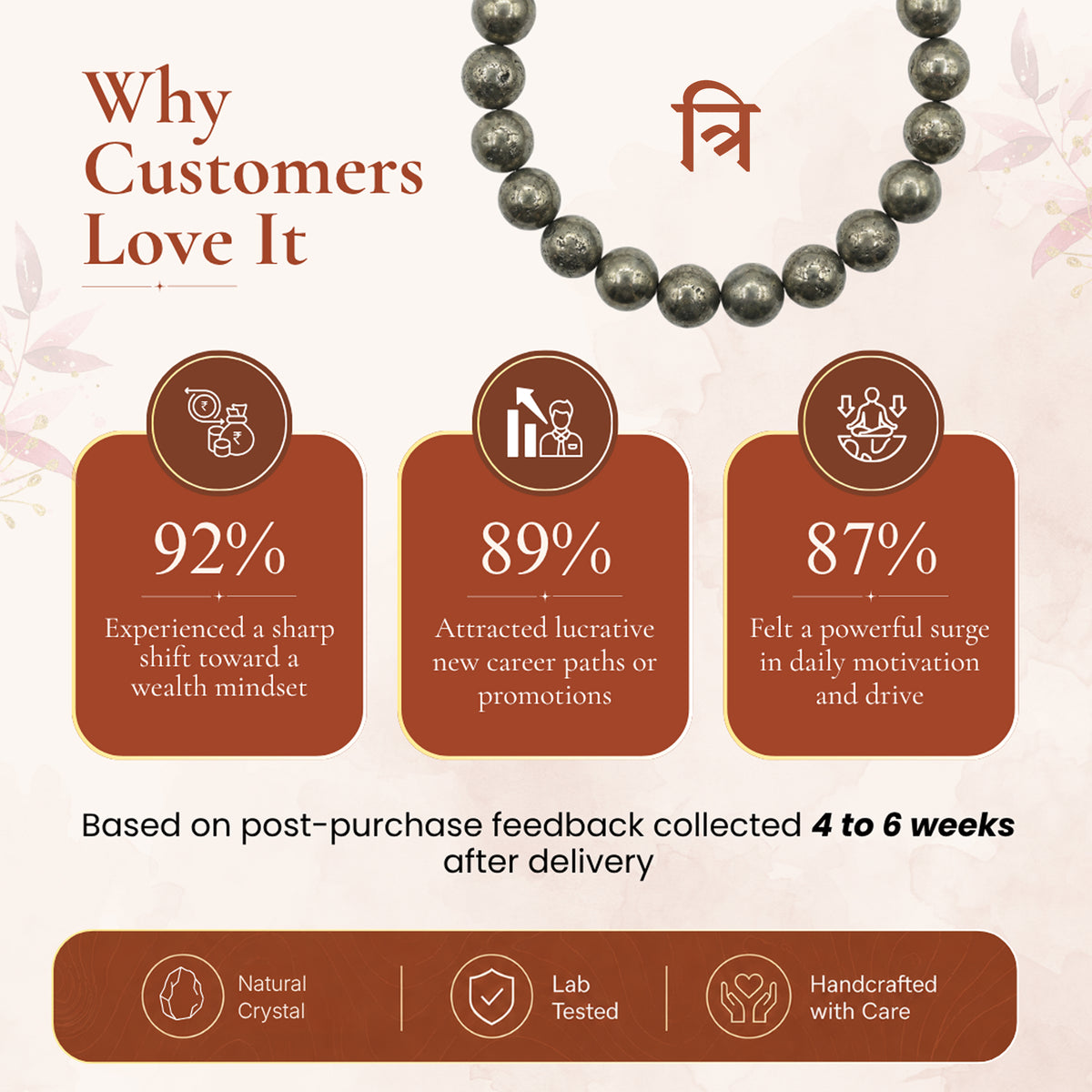 Wealth Catalyst Raw Pyrite Bracelet