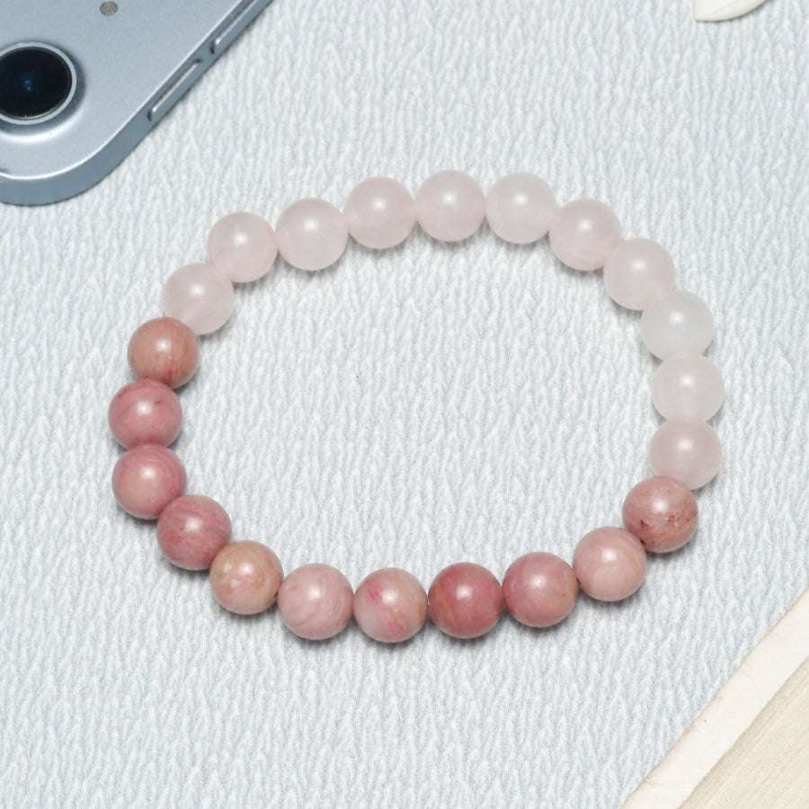 Rose Quartz Rhodonite bracelet