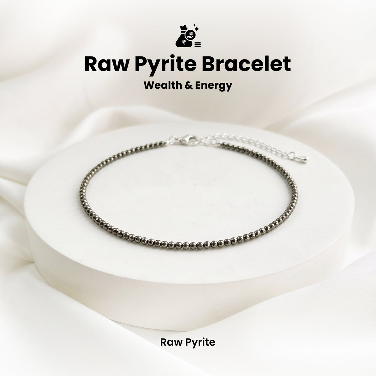 Raw Pyrite Anklet