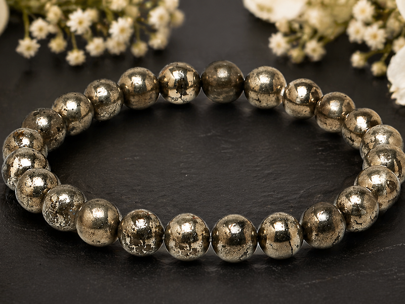 raw pyrite bracelet benefits