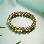 Pyrite Bracelet golden