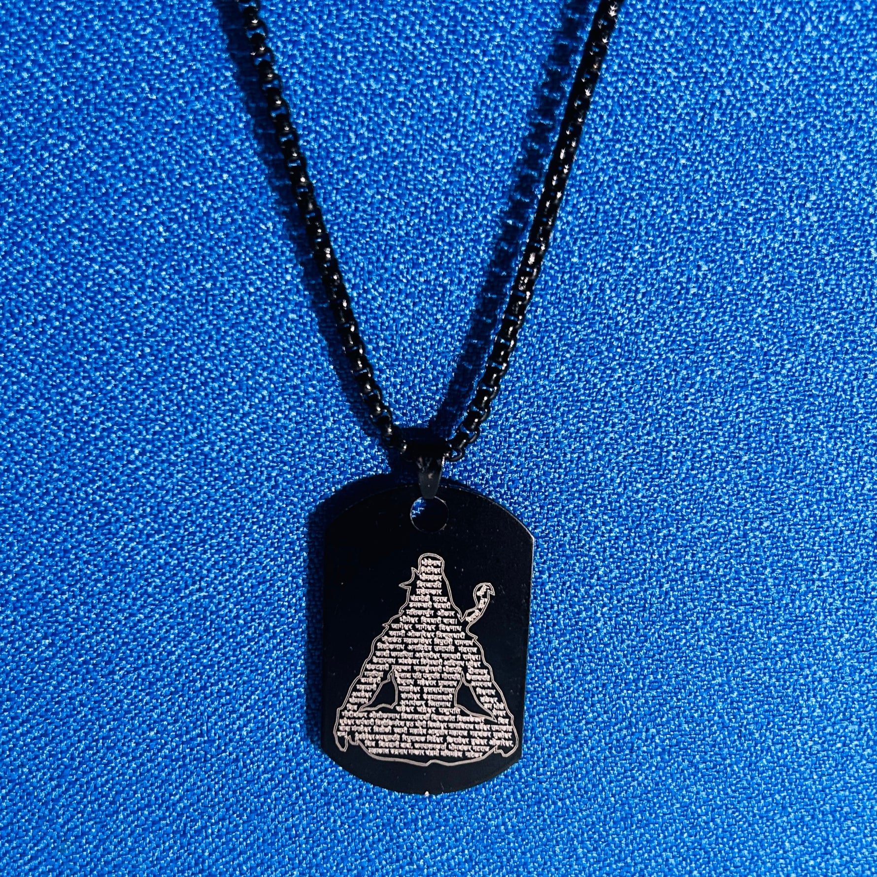 108 Shiv Ji name black Pendant