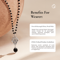 Karungali Om Shiva Trishu Mala
