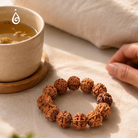 5 Mukhi Rudraksha (Nepali) Bracelet