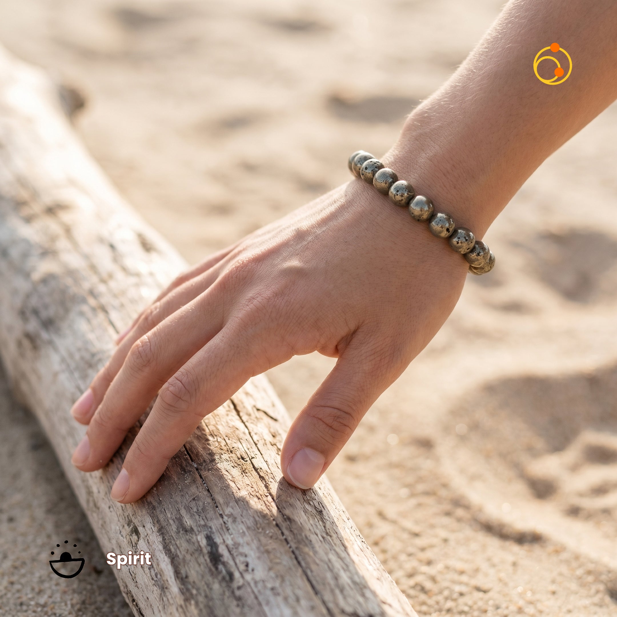 Wealth Catalyst Raw Pyrite Bracelet