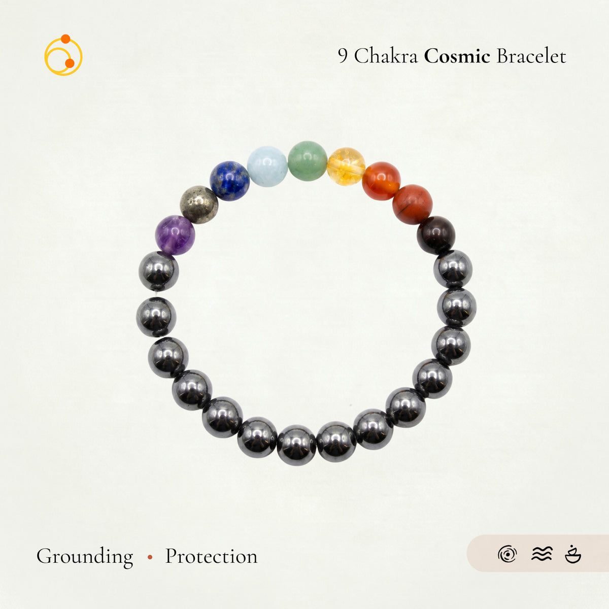 9 Chakra Cosmic Bracelet