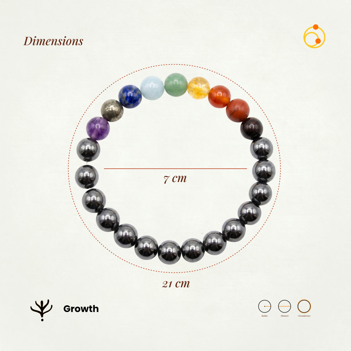 9 Chakra Cosmic Bracelet
