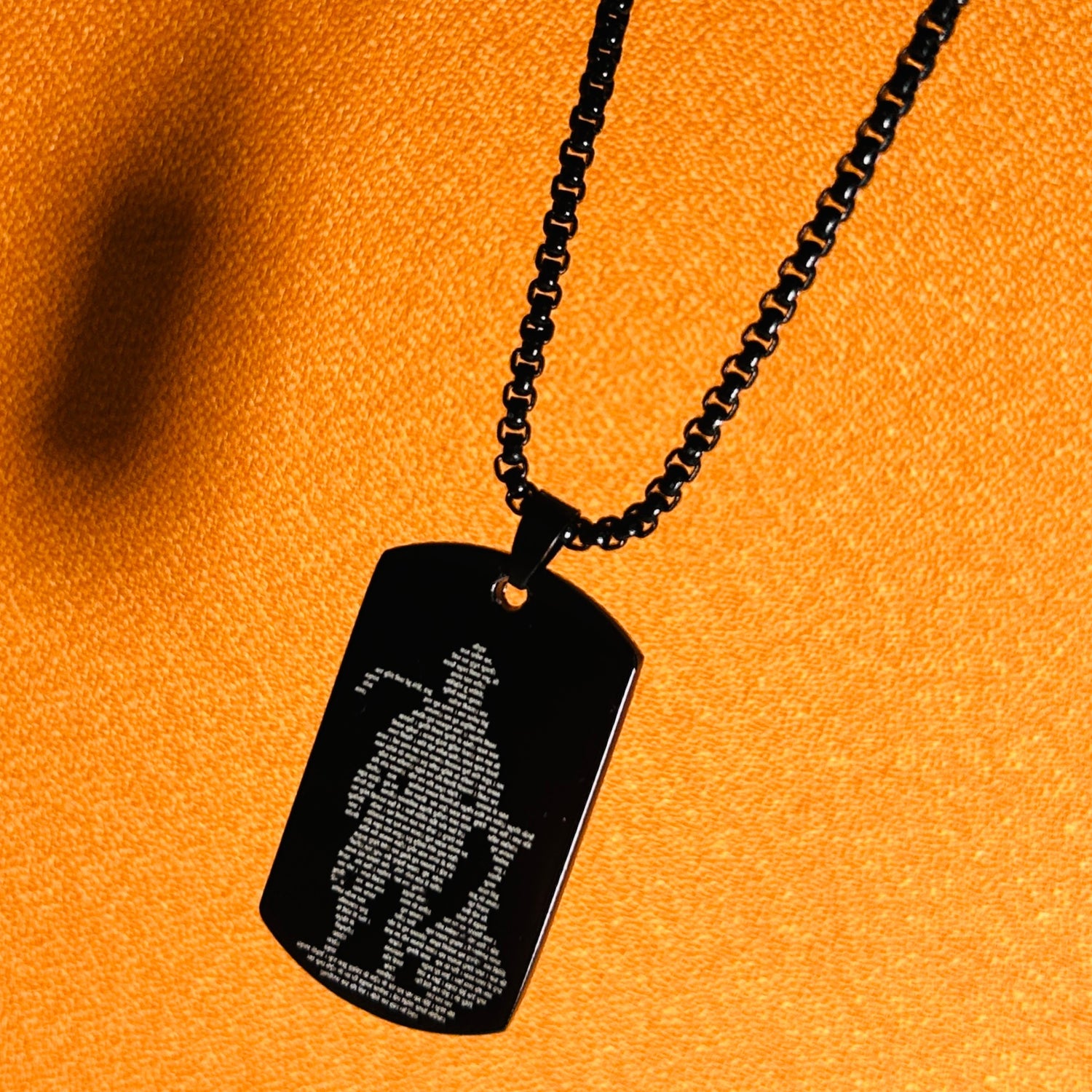 Hanuman Chalisa Black Pendant