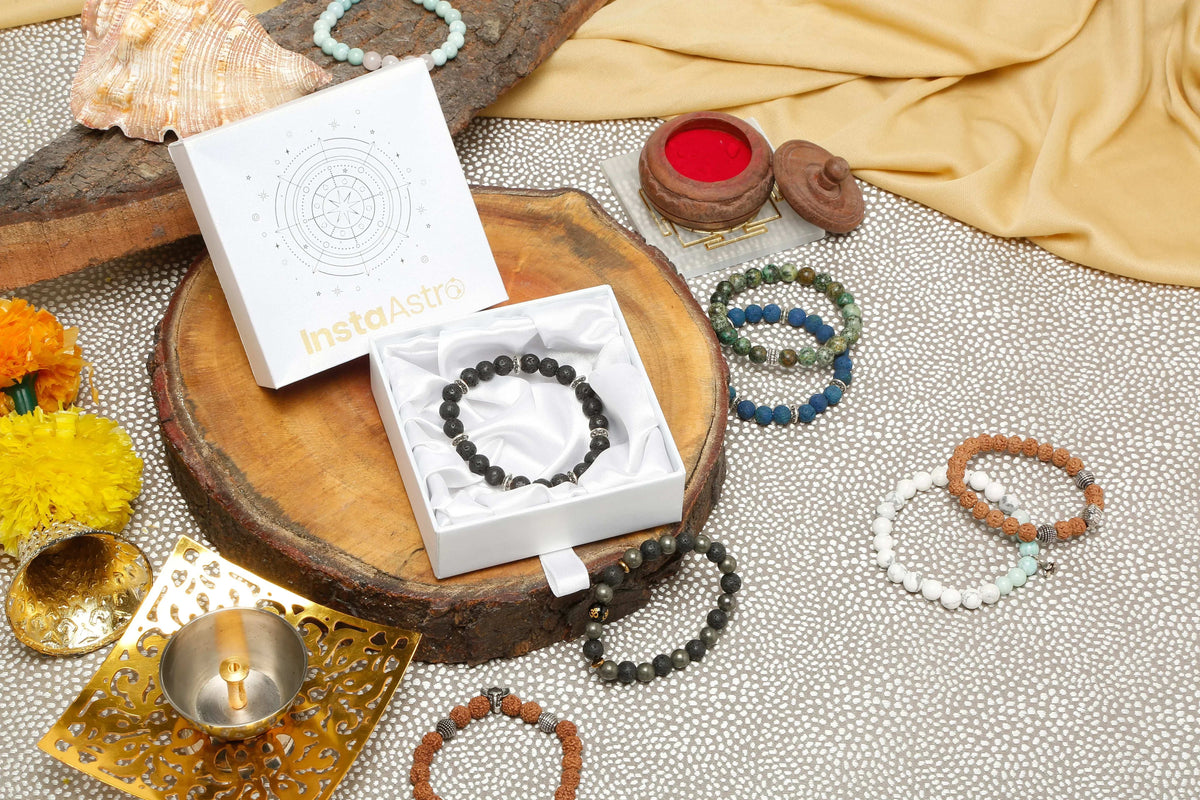 Earth Moon and Sun Balance Bracelet | Moonstone, Sunstone and Earth stone| Natural| Energized|
