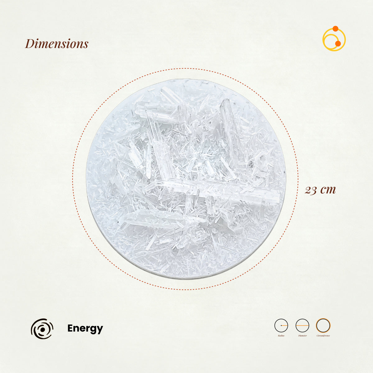 Raw Selenite Plate