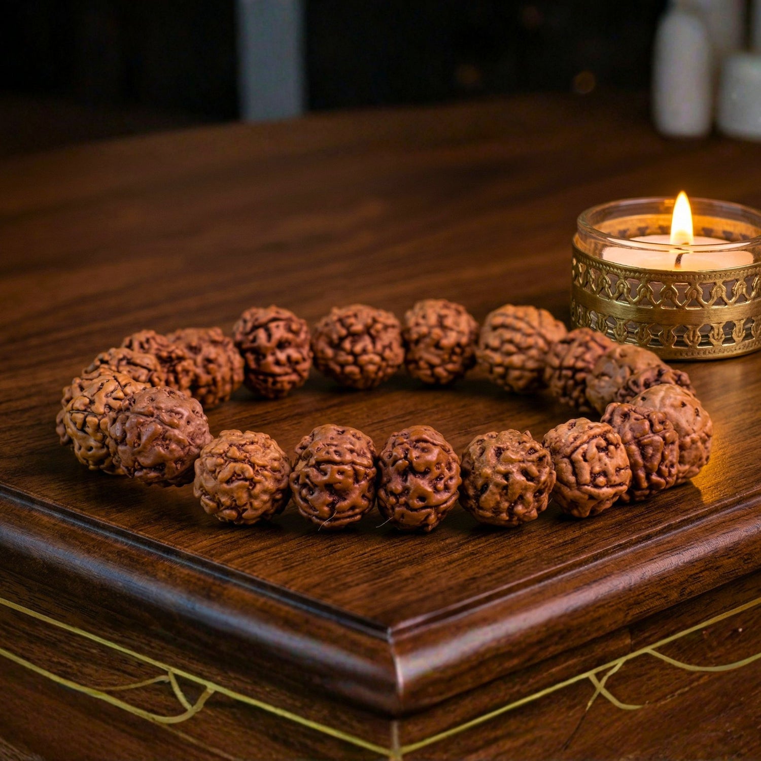 5 Mukhi (Nepali) Rudraksha Bracelet Nepal