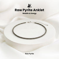 Raw Pyrite Anklet