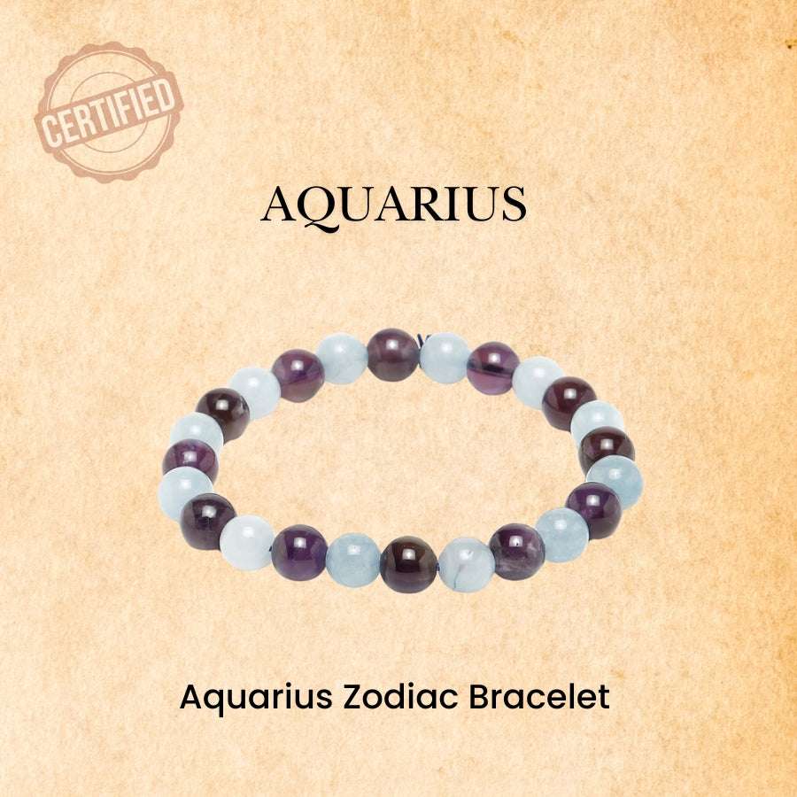 Aquarius Zodiac Bracelet