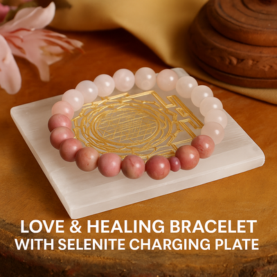 Love and Healing bracelet + Charging plate combo ( 2 pc set)