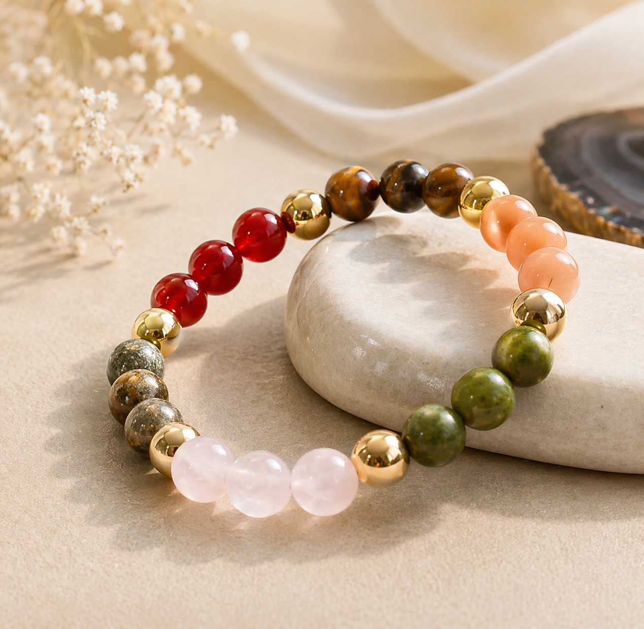 Dhan Vriddhi Bracelet with  Pyrite Tortoise Combo