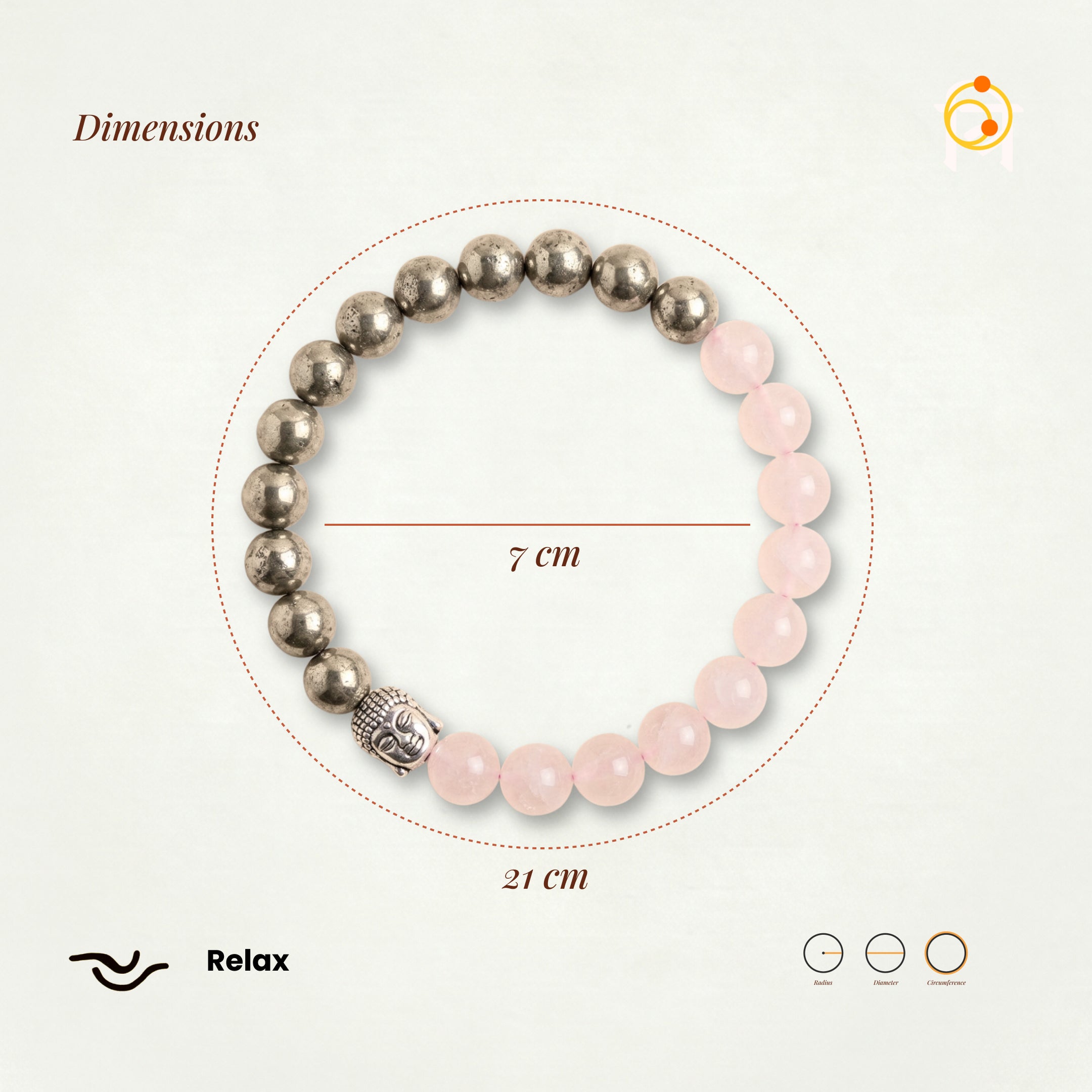 Rose Quartz Love & Pyrite Bracelet