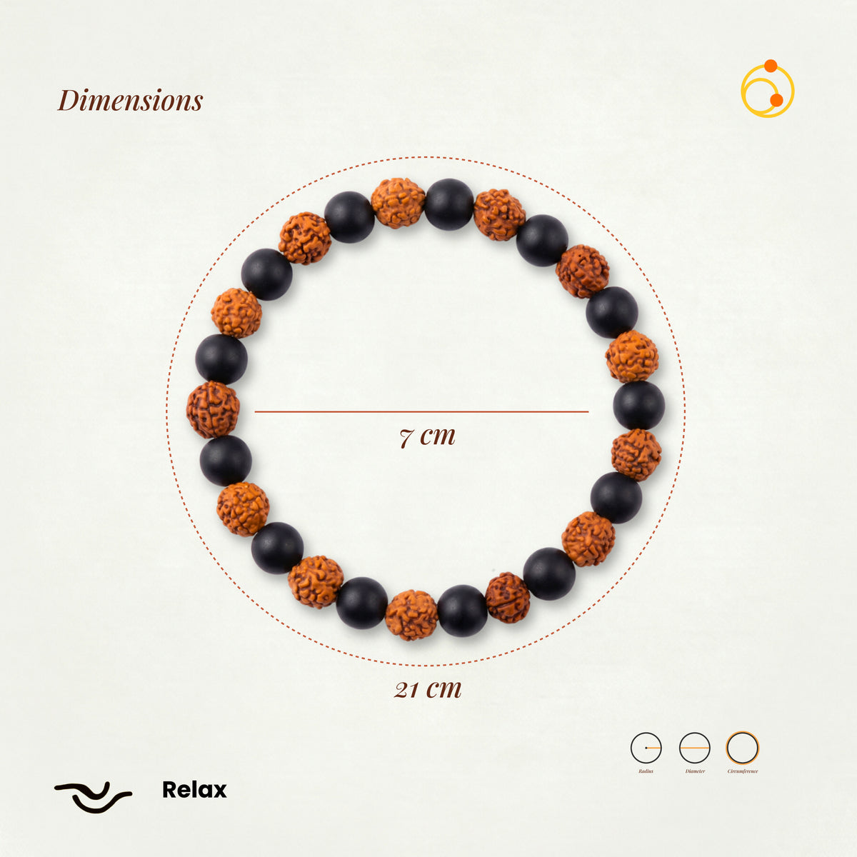 Karungali Rudraksh Bracelet
