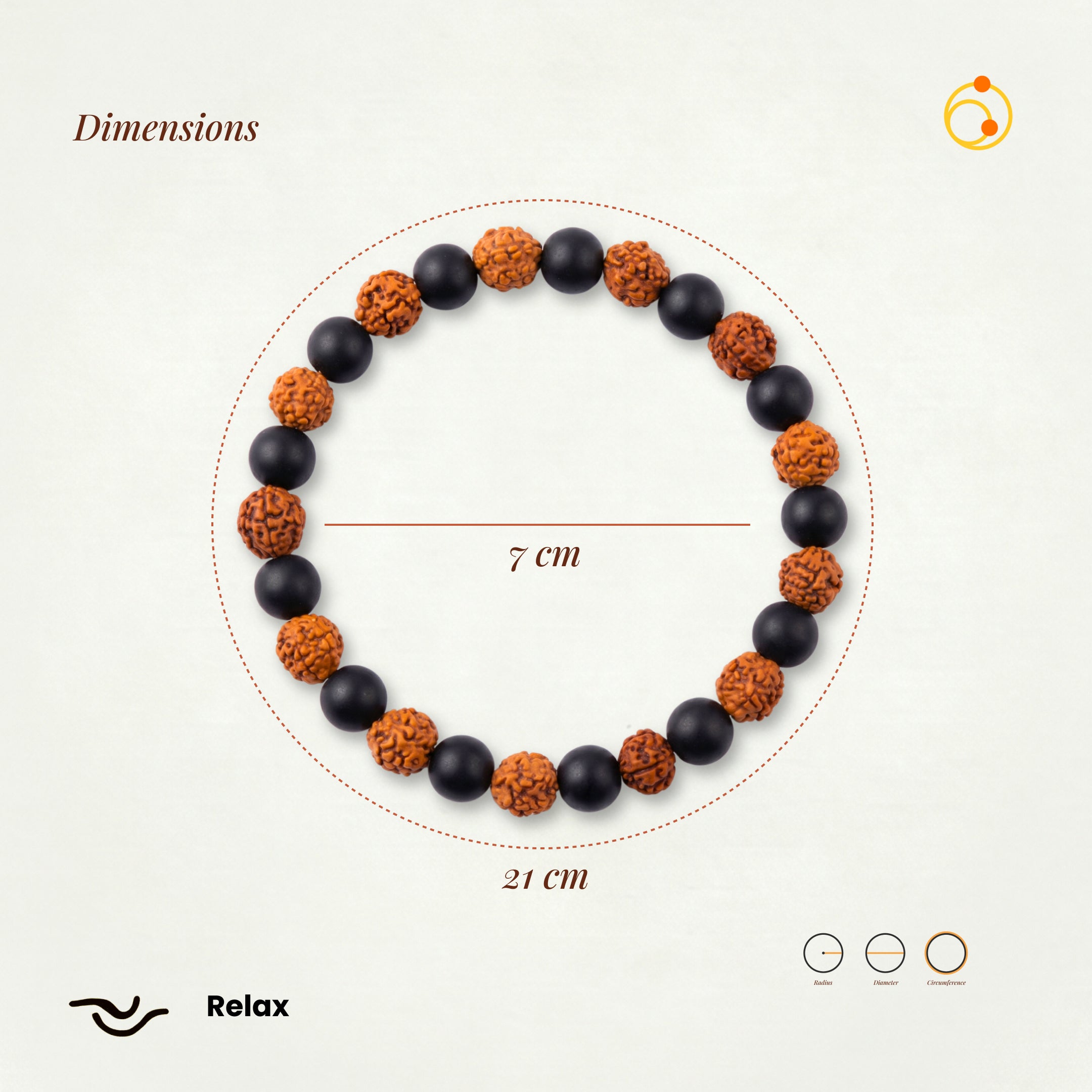 Karungali Rudraksh Bracelet