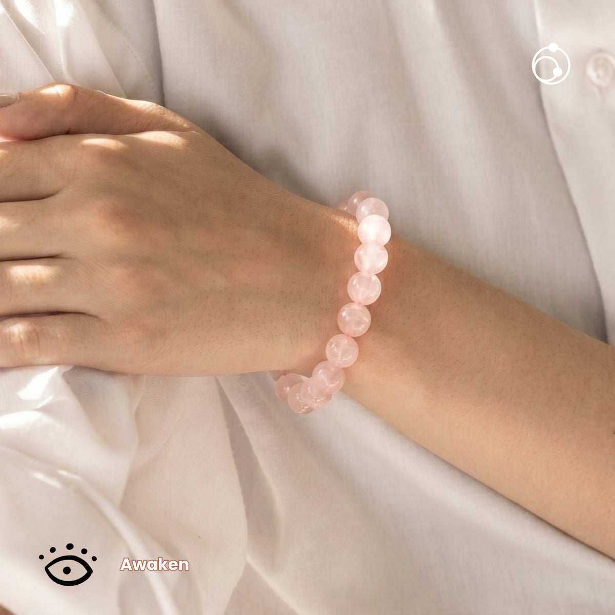 Love's Embrace Rose Quartz Bracelet