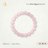 Love's Embrace Rose Quartz Bracelet