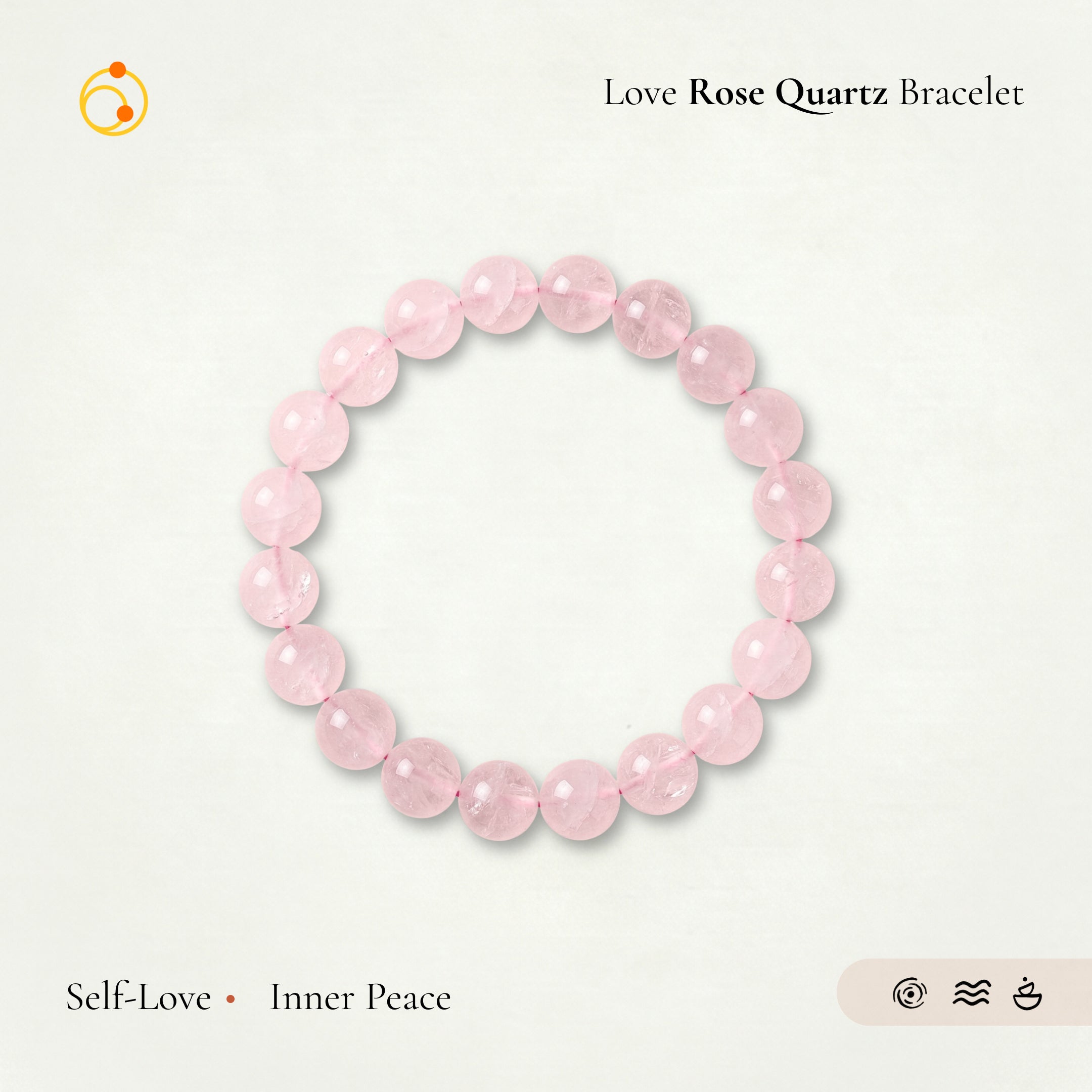 Love's Embrace Rose Quartz Bracelet