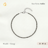 Raw Pyrite Anklet