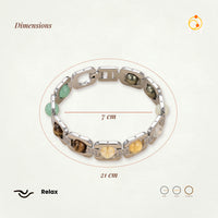 DHAN YOG METAL BRACELET WITH FREE WOMEN'S DHAN YOG METAL BRACELET