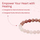 Healing and Love Bracelet | Rose Quartz | Rhodenite| Energized | Natural|