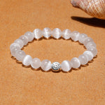 selenite bracelet