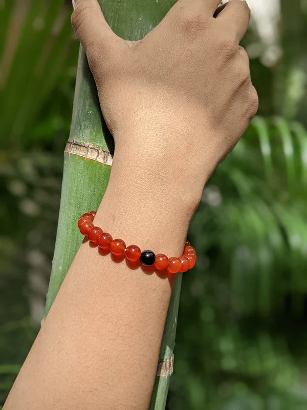 Red Onyx Unisex Bracelet