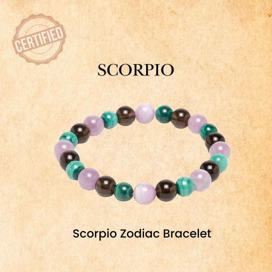 Scorpio Zodiac Bracelet