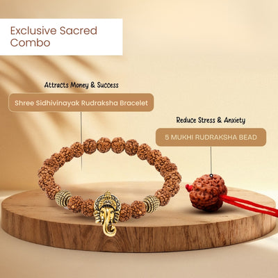 Shree Sidhivinayak Rudraksha combo