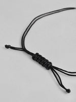 Sterling Silver Beads Evil Eye Black Thread Anklet lock