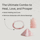 Divine Love Kit | Rose Quartz Bracelet + Tower + Shri Ganesha Idol | Energized |